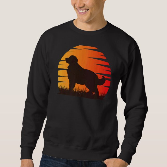 Sudadera Bernese Mountain Dog Retro (Anverso)