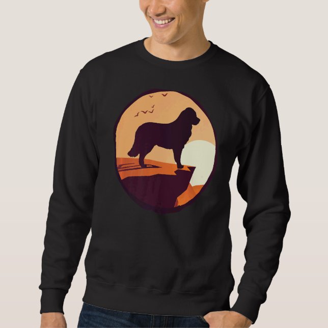 Sudadera Bernese Mountain Dog Retro 3 (Anverso)