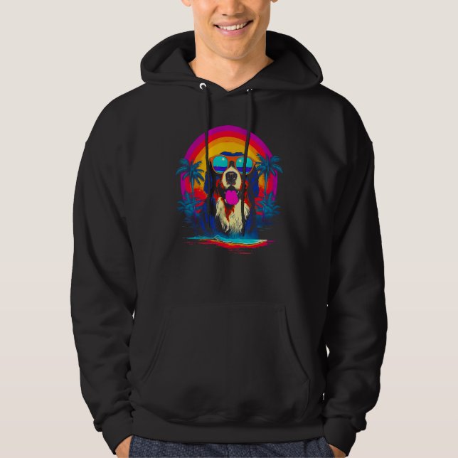 Sudadera Bernese Mountain Dog Sunset (Anverso)
