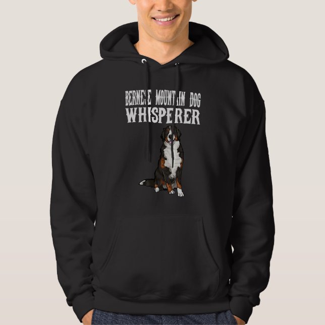 Sudadera Bernese Mountain Dog Wisperer  Dog (Anverso)