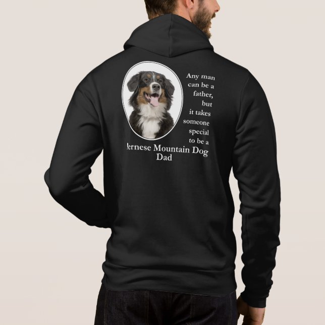 Sudadera Bernese Mt. Dog Dad Hoodie (Reverso)