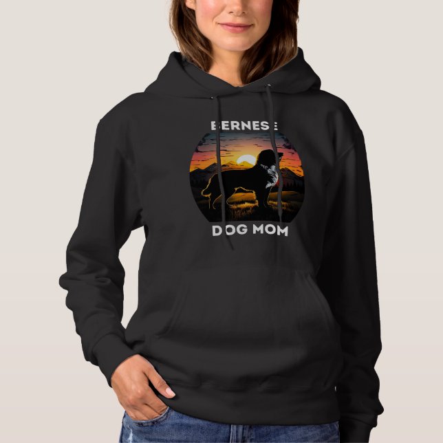 Sudadera Bernese y el sol naciente para la madre del perro  (Anverso)