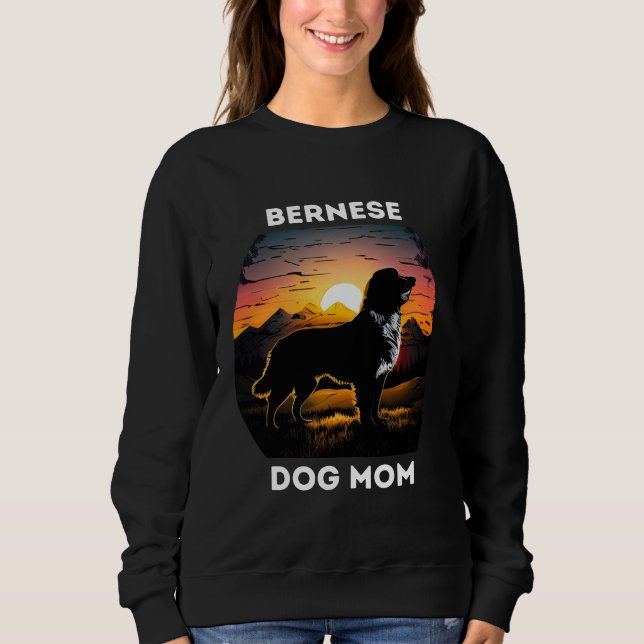 Sudadera Bernese y el sol naciente para la madre del perro  (Anverso)