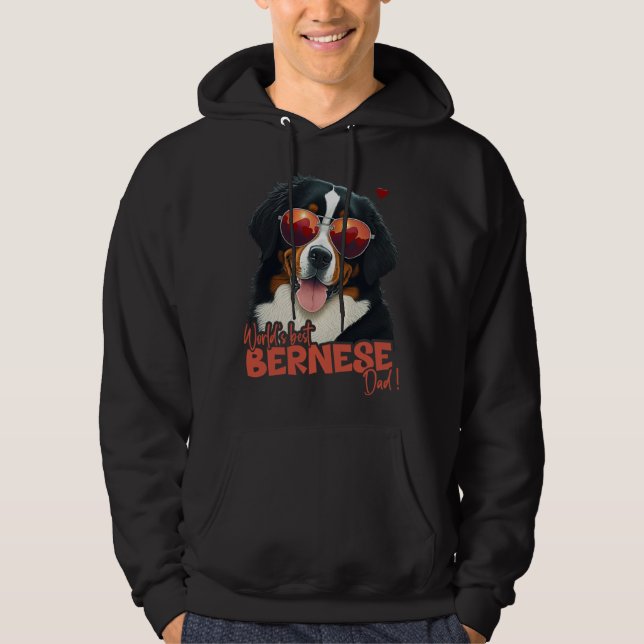 Sudadera Bernesemountaindog With Heartdecoration Best Berne (Anverso)