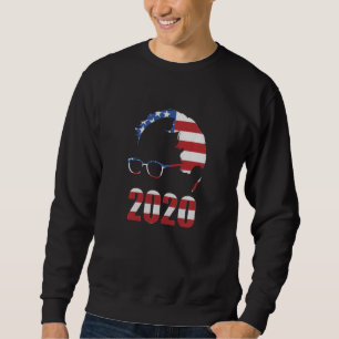 Sudadera Bernie Sanders 2020 Bernie Hair Y Glasses Usa F