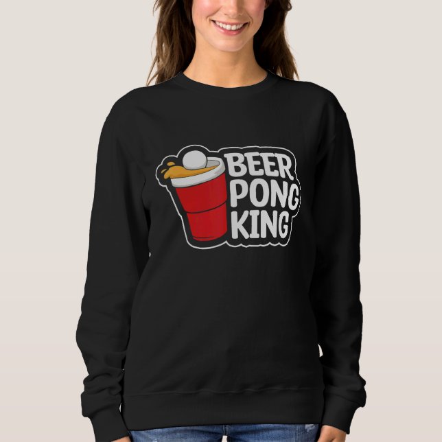 Sudadera Berr Pong King   Party (Anverso)