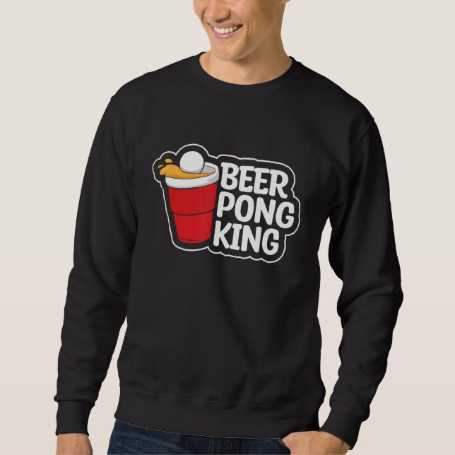 Sudadera Berr Pong King   Party (Anverso)