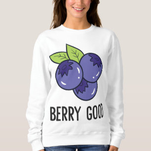Sudadera Berry de arándano azul Berry Good Blueberry Fruit 