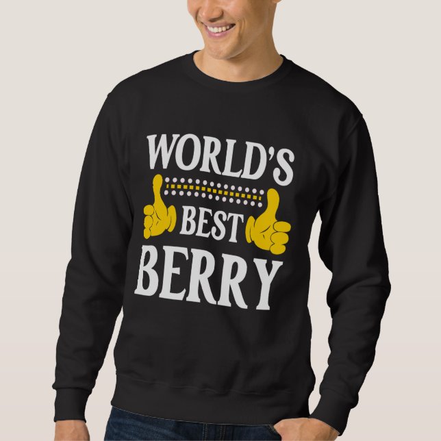 Sudadera Berry Surname Funny Team Family Apellido World (Anverso)