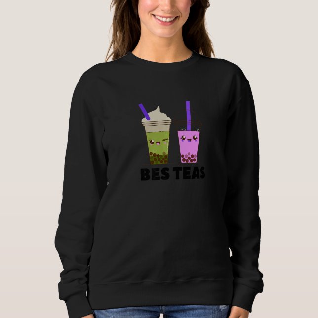 Sudadera Bes Teas Bubble Boba Leche Tea Pearl Tapioca (Anverso)