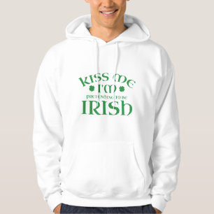Sudadera Bésame, pretendo ser irlandés