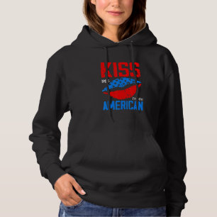 Sudadera Bésame Soy Ciudadano Estadounidense Bandera Estado
