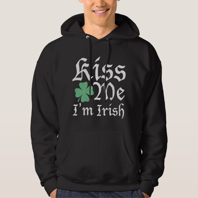 Sudadera Bésame soy irlandés (Anverso)