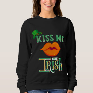 Sudadera Bésame Soy Irlandés Día de San Patricio Madre Nana