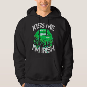 Sudadera Bésame soy irlandés St Patrick's Day Ireland Saint