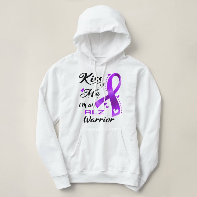 Sudadera Bésame Soy Un Guerrero De Alz Apoyando A Alz Warri (Diseño del anverso)