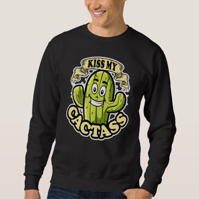 Sudadera Besar Mis Cactus De Cactass Para Hombres Plantas C (Anverso)