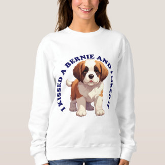 Sudadera Besé a un cachorro de San Bernardo