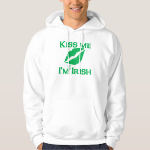 Sudadera Béseme que soy a medias irlandés