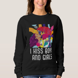 Sudadera Beso Chicos Y Chicas Orgullo Bisexual Bisexualidad