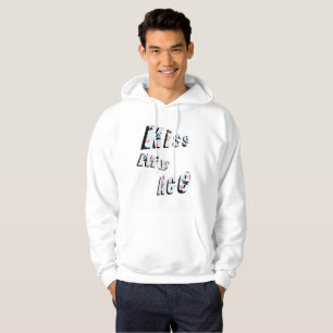 Sudadera Beso de póquer mi pista, dulce dulce blanco de los