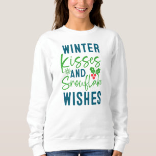 Sudadera Besos de Invierno y Deseos de Copos de Nieve-51963