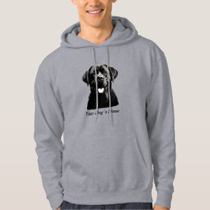 Sudadera Best Buddy Labrador Retriever B&W Silohuette