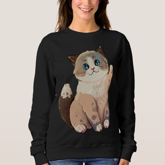 Sudadera Best Cat Mom And Cat Dad  4 (Anverso)
