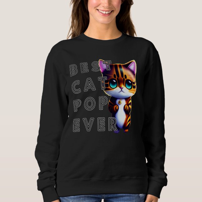 Sudadera Best Cat Pop Cute Kitten (Anverso)