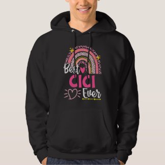 Sudadera Best Cici Ever Leopard Rainbow New Grandma Mothers