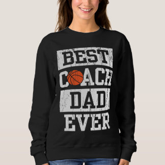 Sudadera Best Coach Dad Ever  Men's Basketball Coaching Pap