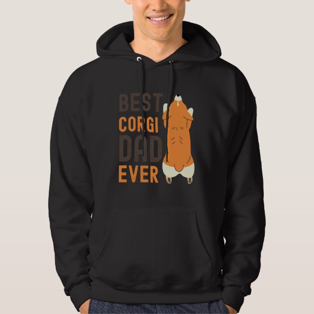 Sudadera Best Corgi Dad Ever  1169 (Anverso)