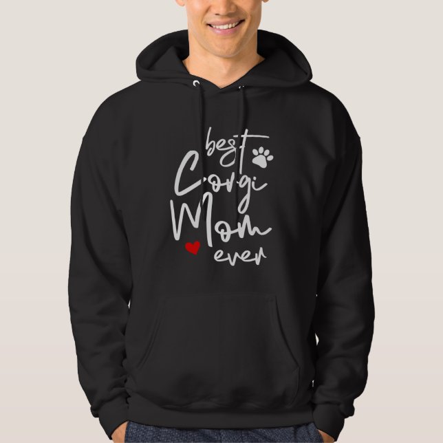 Sudadera Best Corgi Mom Ever (Anverso)