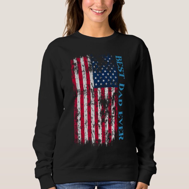 Sudadera Best dad ever Father s day (Anverso)