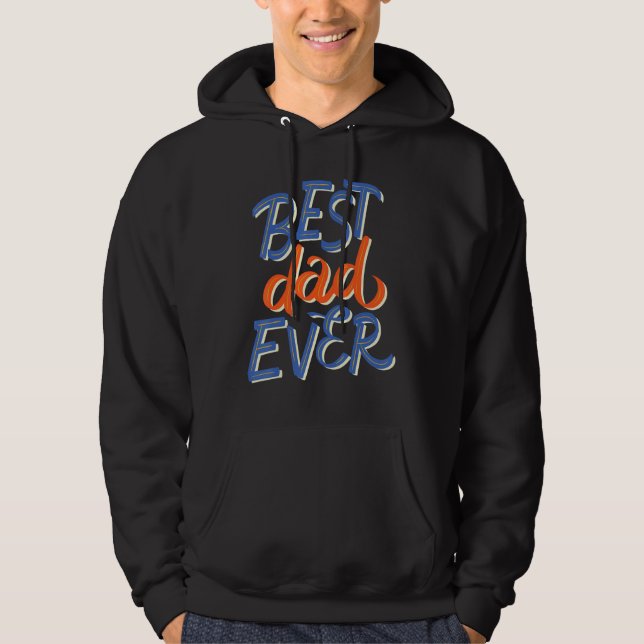 Sudadera Best dad ever kid style (Anverso)
