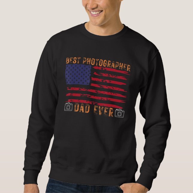 Sudadera Best dad Ever Photographer USA (Anverso)