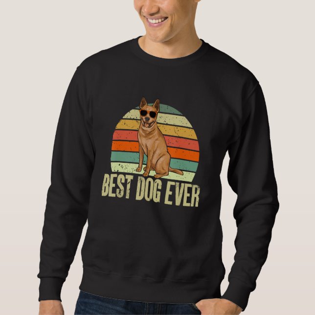 Sudadera Best Dog Ever Red Heeler Australian Cattle Dog (Anverso)