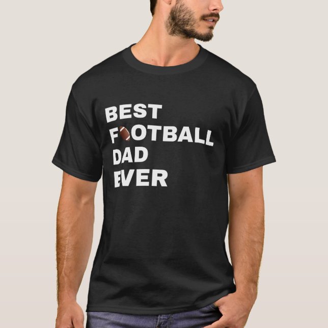 Sudadera best football dad ever (Anverso)