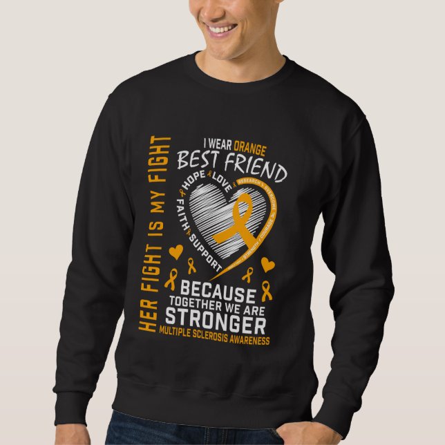 Sudadera Best Friend Multiple Sclerosis Awareness Inspirati (Anverso)