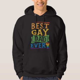 Sudadera Best Gay Dad Ever Cute  Gay Pride from Son Daughte