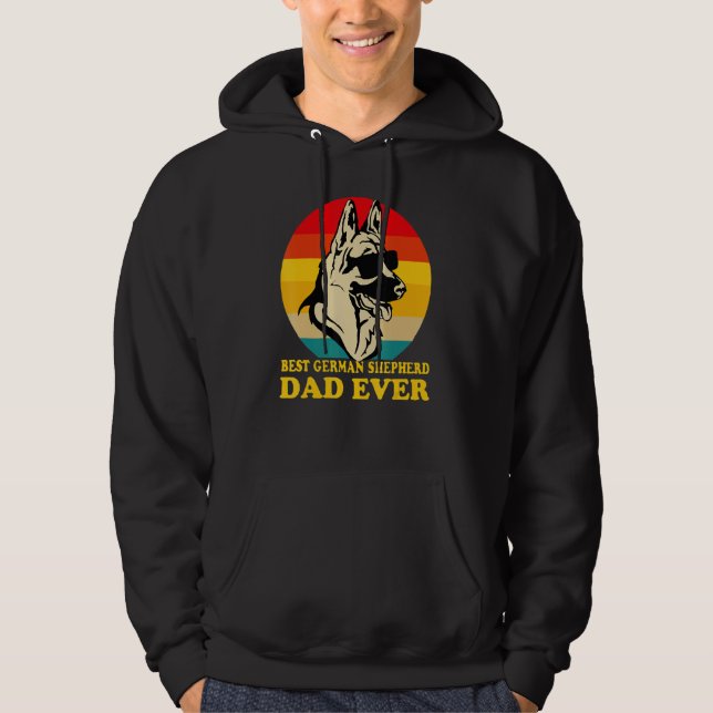 Sudadera Best German Shepherd Dad Ever Father s Day Dog  Ow (Anverso)