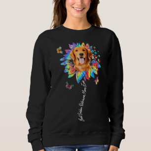 Sudadera Best Golden Retriever Mom Ever Sunflower Tie Dye