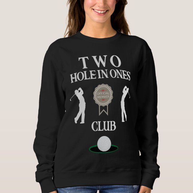 Sudadera Best Golf   Hole In One Club  Men's Golf Humor (Anverso)