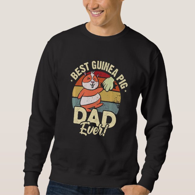 Sudadera Best Guinea Pig Dad Ever Animal Lover Guinea Pig O (Anverso)