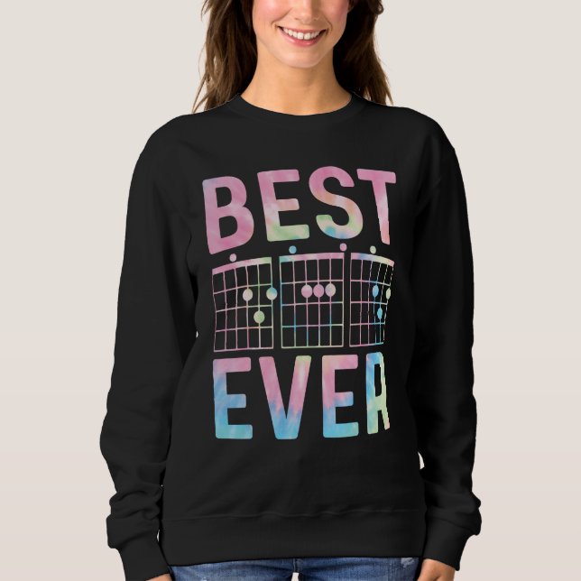 Sudadera best guitar dad ever chords best dad guitar dad ti (Anverso)