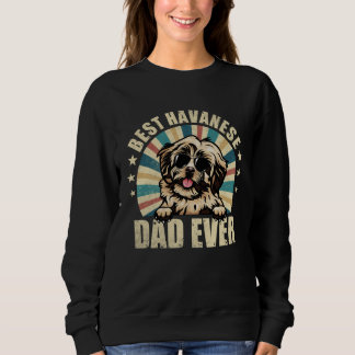Sudadera Best Havanese Dad Ever Vintage Dog