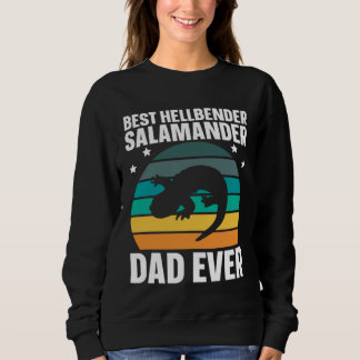 Sudadera Best Hellbender Salamander Dad Biologist Retro