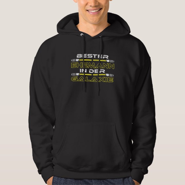 Sudadera Best Husband in the Galaxy  Idea Wedding (Anverso)