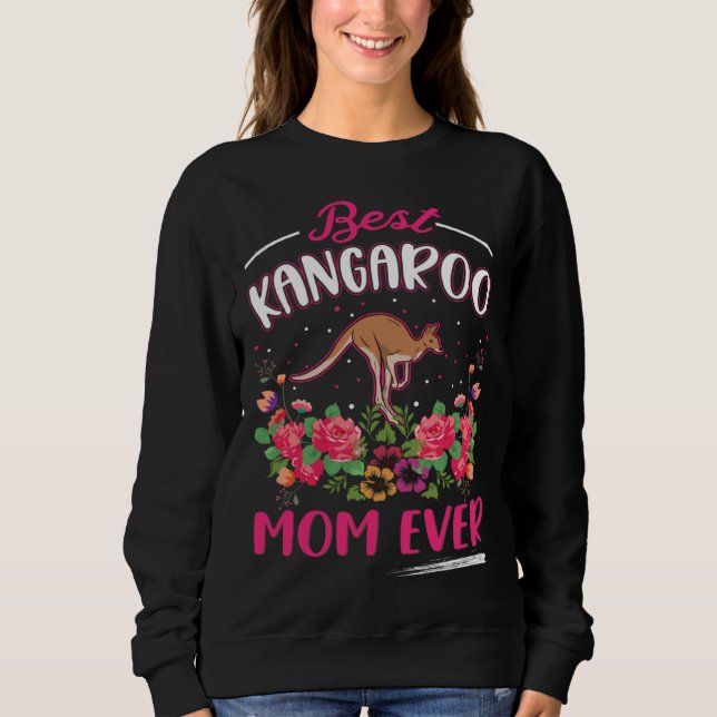 Sudadera Best Kangaroo Mom Ever Australia Kangaroo 1 (Anverso)