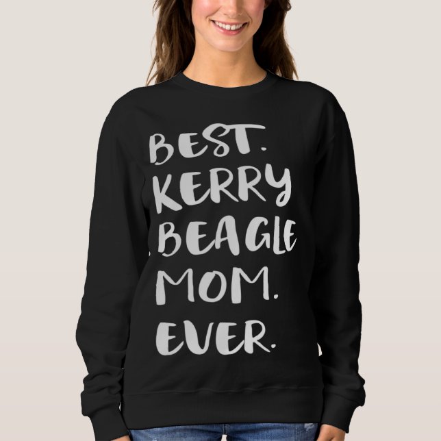 Sudadera Best Kerry Beagle Mom Ever (Anverso)